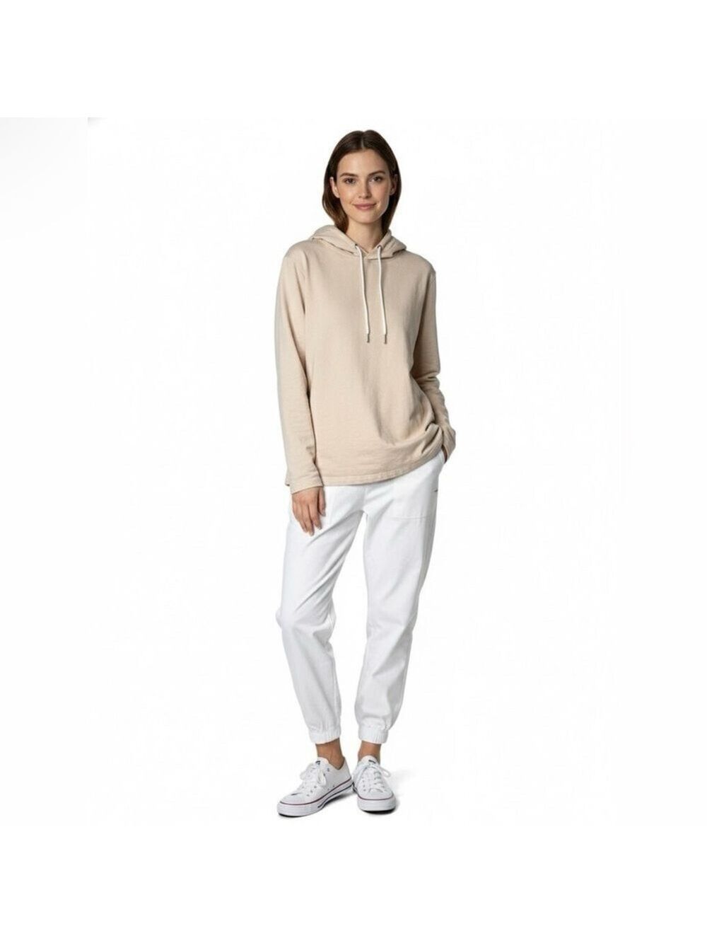 FRANK AND OAK Organic Cotton Long Sleeve Hooded Sweatshirt MADE IN INDIA US Sz M